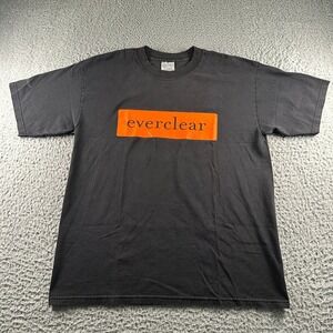 Vtg Everclear 2001 T-Shirt Mens L Black Honda Civic Tour Concert Graphic Tee